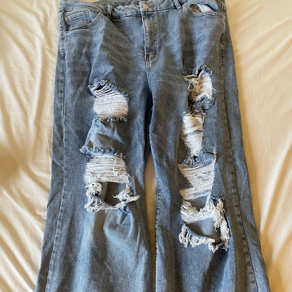 blue baggy jeans from rue21 rize:20